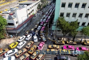 protestas taxis df 1