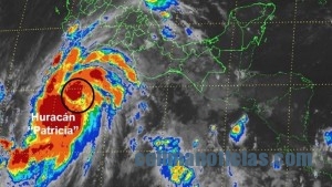 Huracán “Patricia” extremadamente peligroso