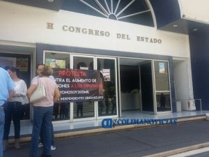 protesta en el congreso
