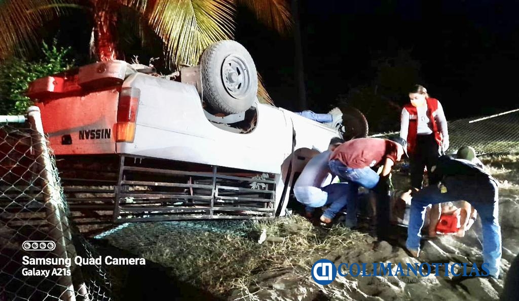 Hombre Resulta Herido Tras Volcarse En La Camioneta A Pascuales