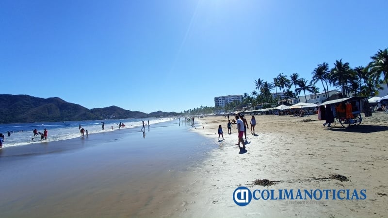 Haga caso a señalamientos en playas Protección Civil Colima Colima