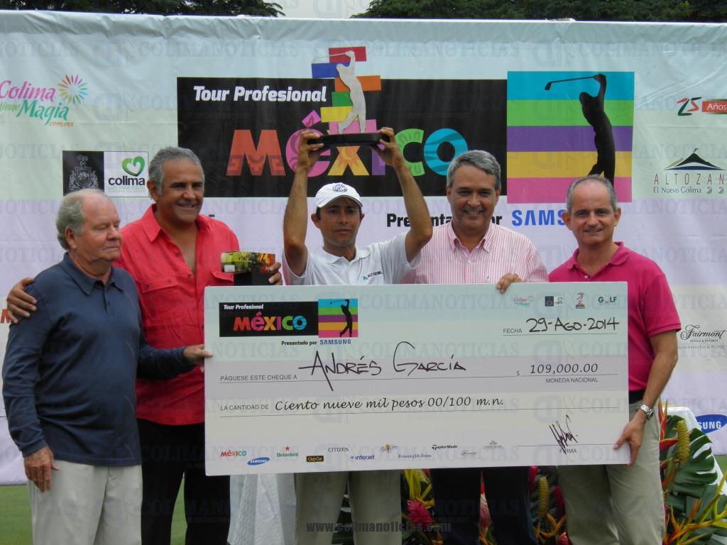 Andrés García, triunfador del torneo Golf Samsung – Altozano | Colima Noticias